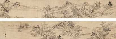项奎 庚午（1750）年作 山水卷 手卷